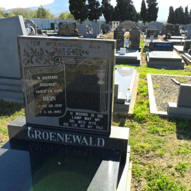 GROENEWALD Hein 1932-1993