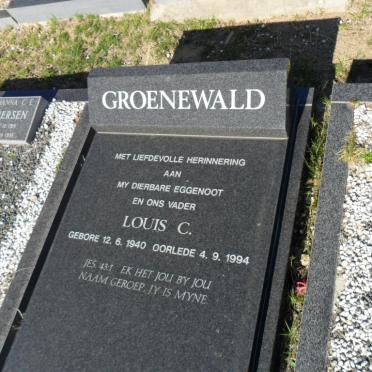 GROENEWALD Louis C. 1940-1994