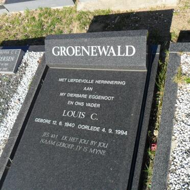 GROENEWALD Louis C. 1940-1994