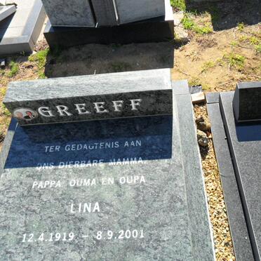 GREEFF Lina 1919-2001
