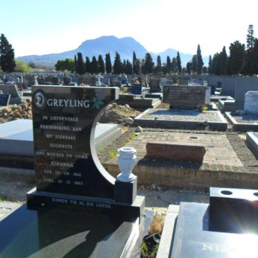GREYLING Johanna 1941-1993