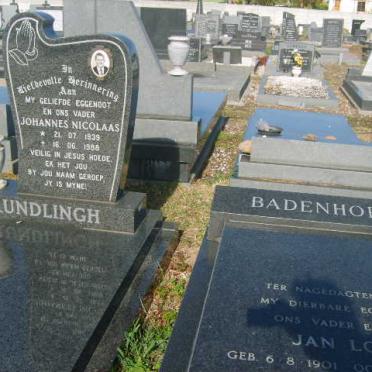 GRUNDLINGH Johannes Nicolaas 1939-1988