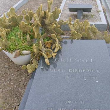 GRIESSEL Gert Diederick 1910-1982
