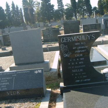 GERMISHUYS Calie 1921-1975 &amp; Nellie 1919-2001