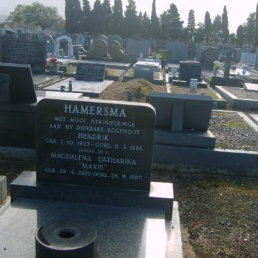 HAMERSMA Hendrik 1903-1986 &amp; Magdalena Catharina 1903-1987