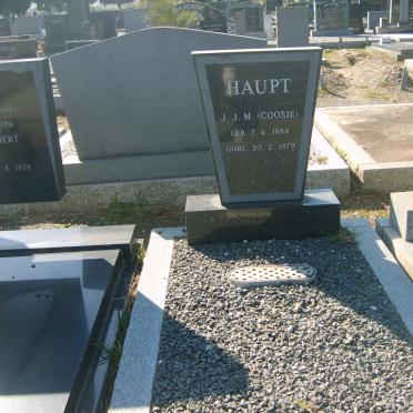HAUPT J.J.M. 1884-1979