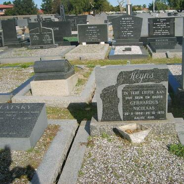 HEYNS Gerhardus Nicolaas 1952-1970