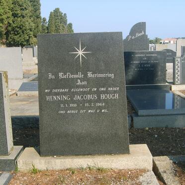 HOUGH Henning Jacobus 1916-1964