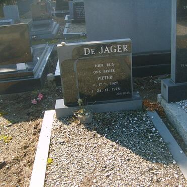 JAGER Pieter, de 1927-1978