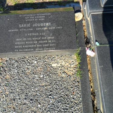 JOUBERT Sarie 1918-1997