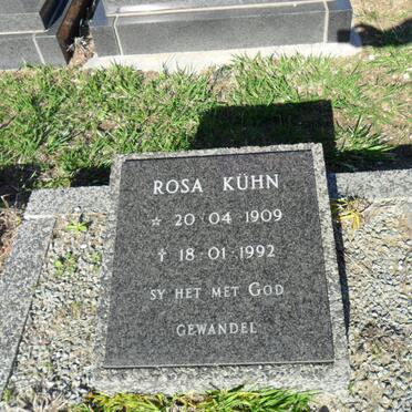 KÜHN Rosa 1909-1992