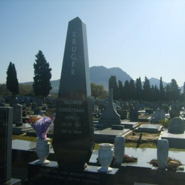 KRUGER Jacobus Chrstiaan 1951-1988