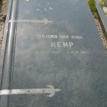 KEMP Benjamin Ivan 1932-1989