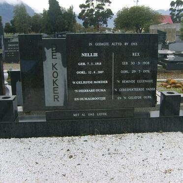 KOKER Rex, de 1908-1976 &amp; Nellie 1918-2007