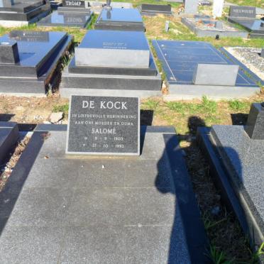 KOCK Salomé, de 1903-1992