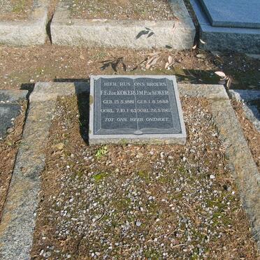 KOKER F.F.J., de 1881-1963 :: DE KOKER J.M.P. 1888-1967