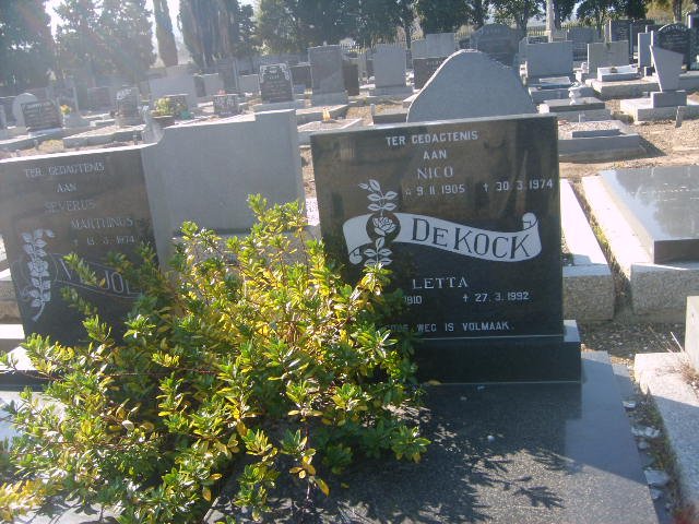 KOCK Nico, de 1905-1974 &amp; Letta 1910-1992