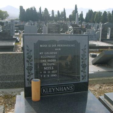 KLEYNHANS Neels 1927-1990
