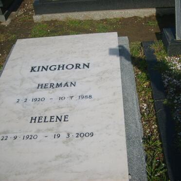 KINGHORN Herman 1920-1988 &amp; Helene 1920-2009