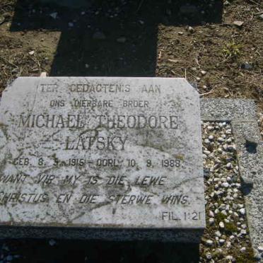LATSKY Michael Theodore 1915-1988