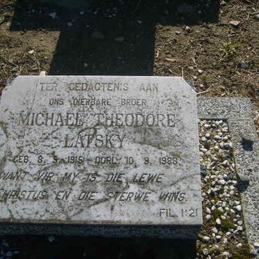 LATSKY Michael Theodore 1915-1988