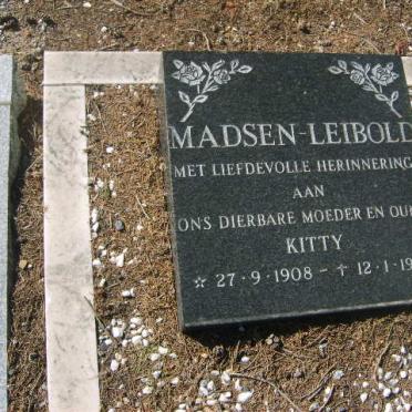 LEIBOLD Kitty, Madsen 1908-1988