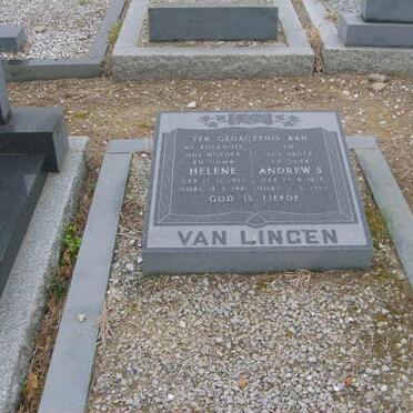 LINGEN Andrew S., van ?-? &amp; Helene 19??-19??