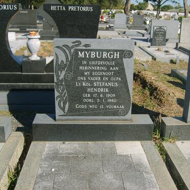 MYBURGH Stefanus Hendrik 1909-1980