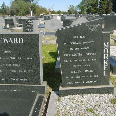 MORKEL Willem Josias 1889-1971 &amp; Constantia 1905-1970