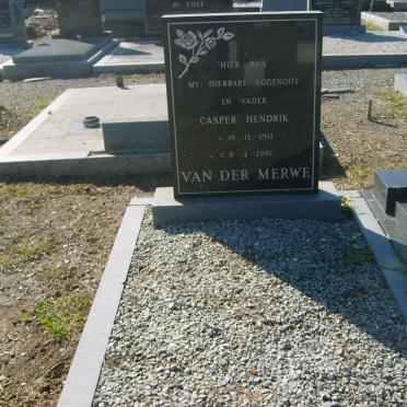 MERWE Casper Hendrik, van der 1911-1981