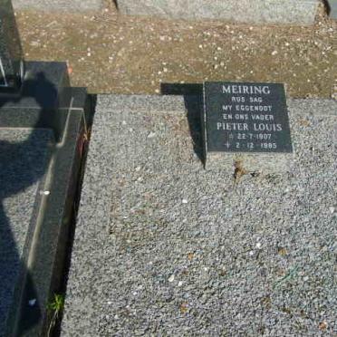MEIRING Pieter Louis 1907-1985