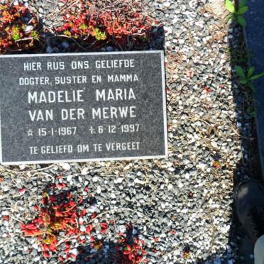 MERWE Madelie Maria, van der 1967-1997