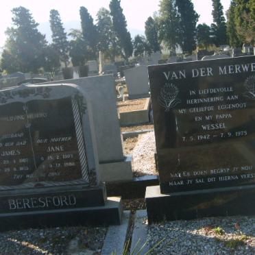 MERWE Wessel,van der 1942-1975
