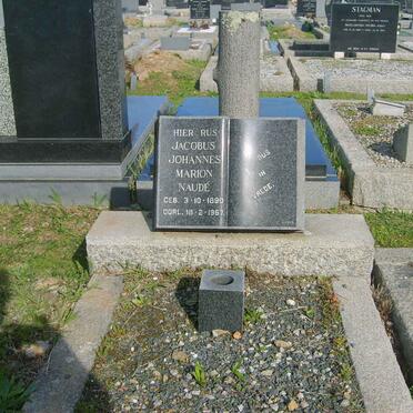 NAUDE Jacobus Johannes Marion 1890-1967