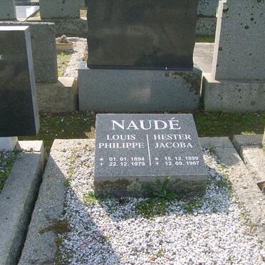 NAUDE Louis Philippe 1894-1979 &amp; Hester Jacoba STRAUSS 1899-1967