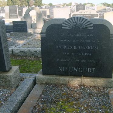 NIEUWOUDT Andries B. 1931-1964