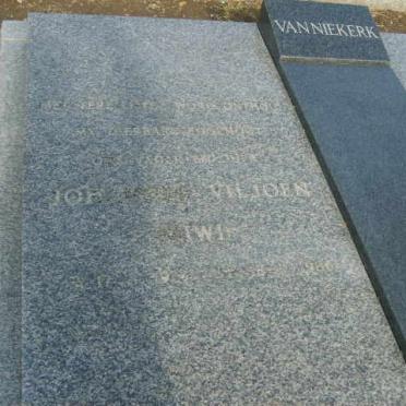 NIEKERK Johannes Viljoen, van ?  &amp; Rena 1917-2003