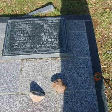OELOFSE Andries Nicolaas 1928-1988 &amp; Maria Gloudina 1932-2003