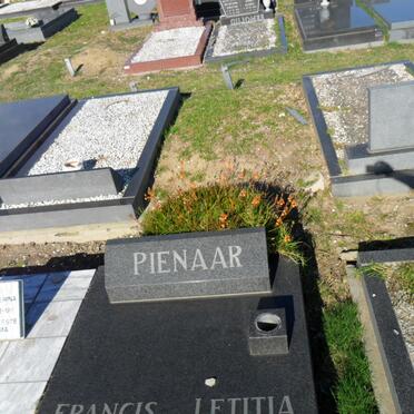 PIENAAR Francis Letitia