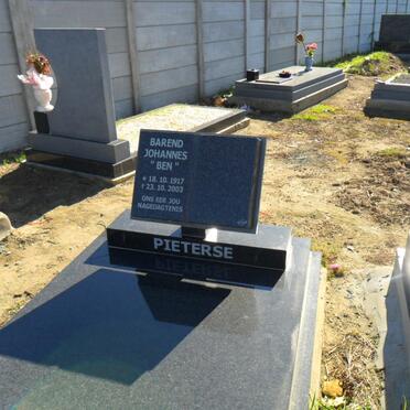 PIETERSE Barend Johannes 1917-2003