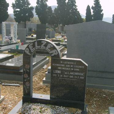 PELZER Lorna nee LANGENHOVEN 1947-1990