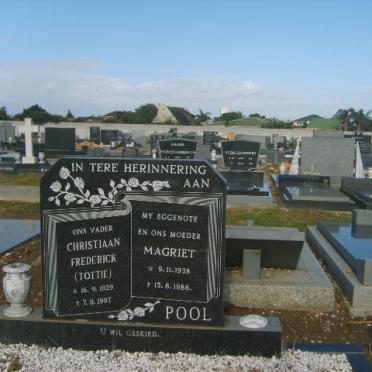 POOL Christiaan Frederick 1929-1997 &amp; Magriet 1938-1986