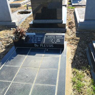 PLESSIS David Johannes, du 1907-1991 &amp; Martha Sophia STEENKAMP 1912-2008