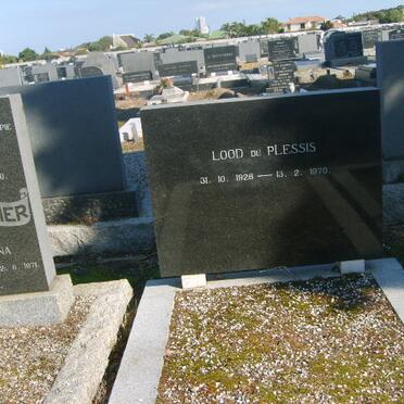 PLESSIS Lood, du 1928-1970