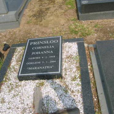 PRINSLOO Cornelia Johanna 1918-2004