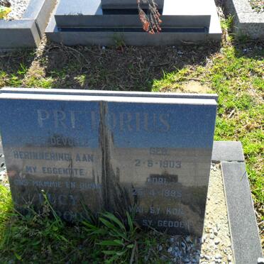 PRETORIUS Lucy ?? 1903-1995