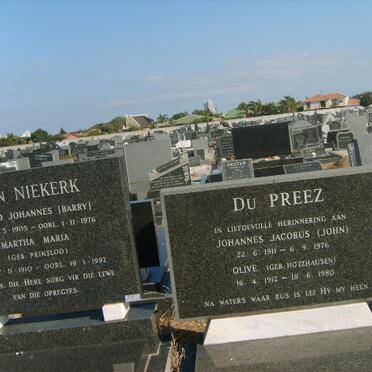 PREEZ Johannes Jacobus, du 1911-1976 &amp; Olive HOLTZHAUSEN 1912-1980