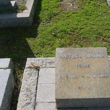 PRINS Magtilda Johanna 1881-1969