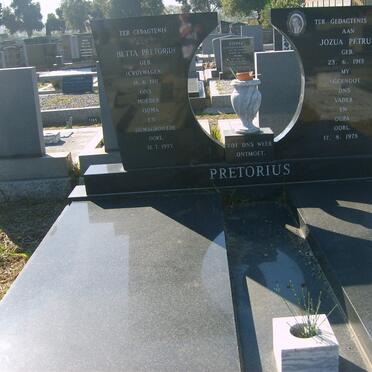 PRETORIUS Jozua Petrus 1913-1978 &amp; Hetta CRUYWAGEN 1911-1997