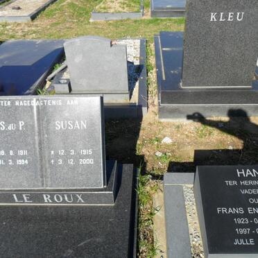 ROUX A.S. Du P, le 1911-1994 &amp; Susan 1915-2000